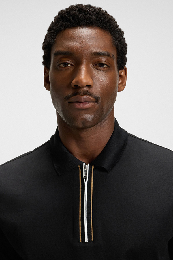 ΜΠΛΟΥΖΑ POLO BOSS - 001 ΜΑΥΡΟ